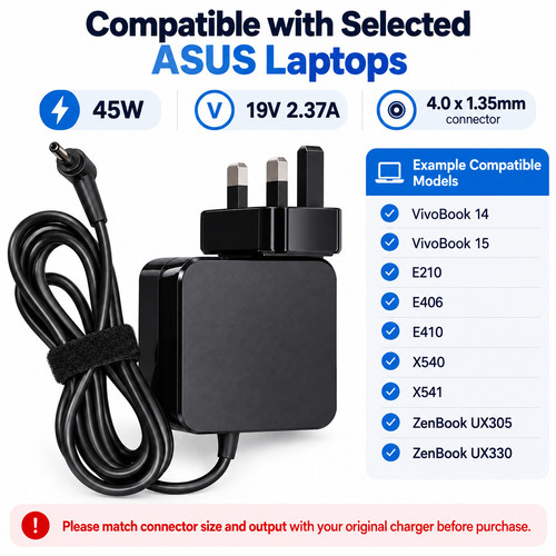 45w charger for - for, asus