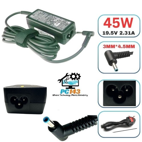 Genuine laptop charger blue - genuine, hp