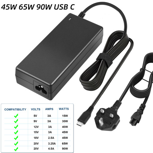 Lot usb type 45w 65w - of,